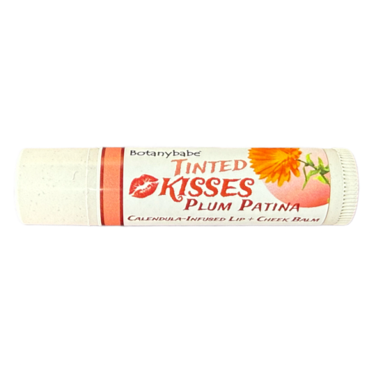 Tinted Kisses Calendula-infused Lip + Cheek Balm ~ Plum Patina