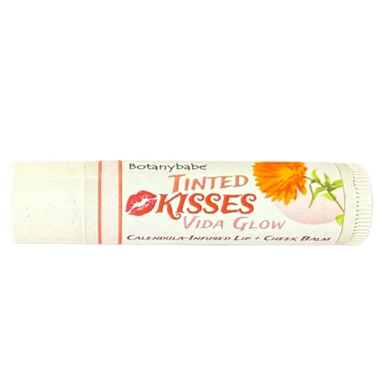 Tinted Kisses Calendula-Infused Lip + Cheek Balm ~Vida Glow