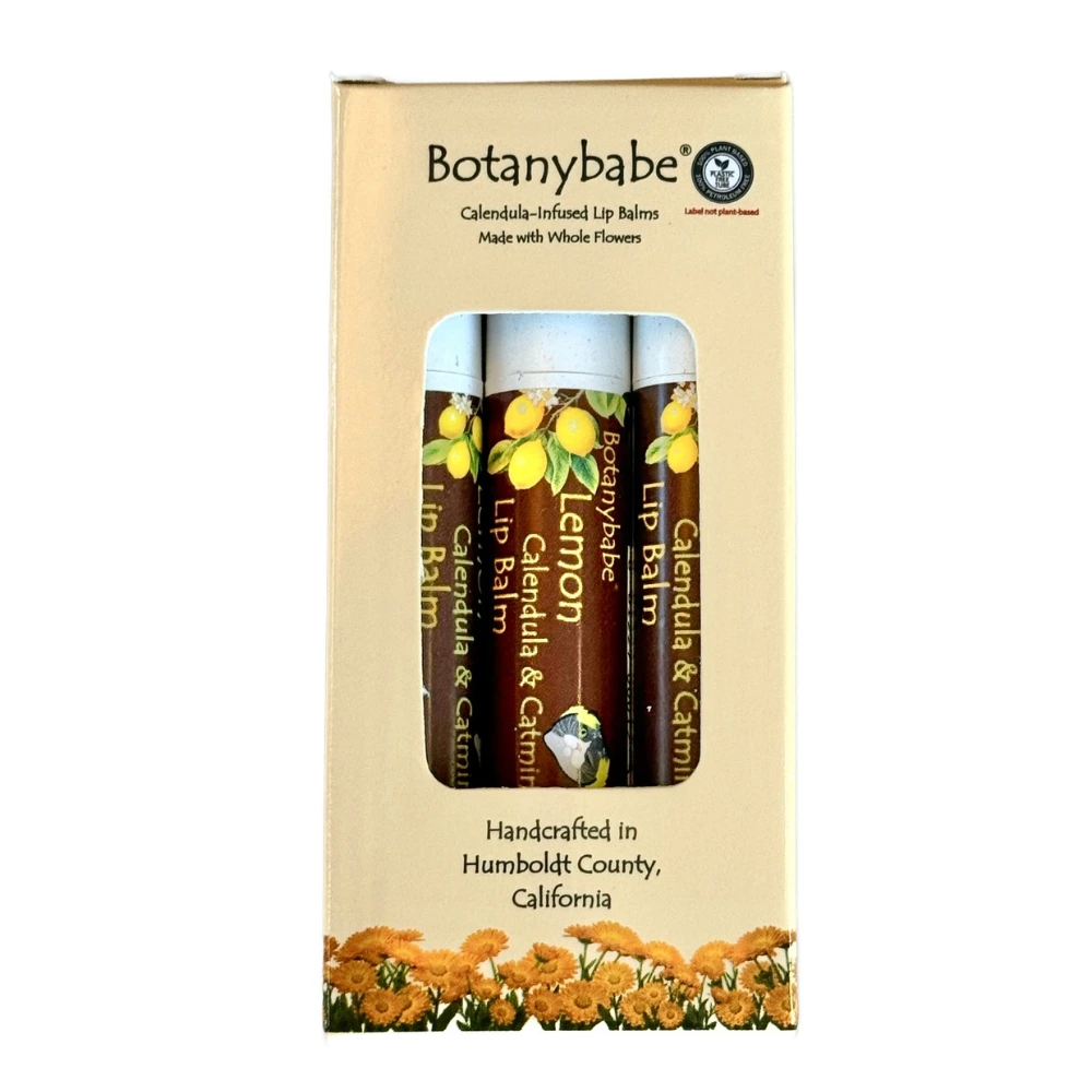 Lemon Calendula Lip Balm - 3 Pack - Image 2